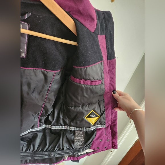 Orage ski/snowboard jacket, deep purple - Picture 4 of 10